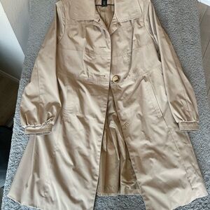 Lane Bryant Beige Trench Coat
